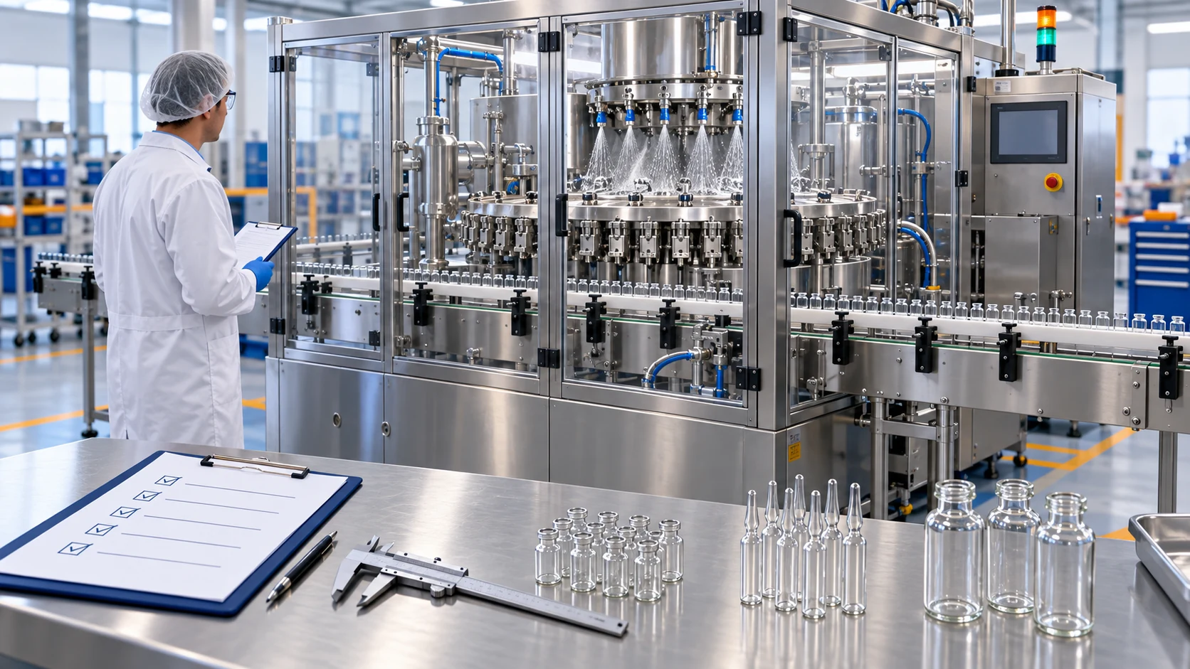 Vial, Ampoule & Bottle Washing Machine FAT Checklist: 10 Checks Before Dispatch